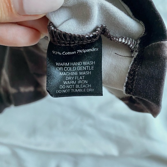 I AM GIA Brown Tie Dye Baby Tee - Picture 4 of 5